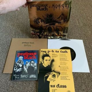 Midnight,  Professor Black Too Punk To F 7 " Record Release Rare Athenar Cd Lp