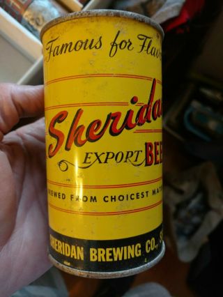 Sheridan Export Beer Flat Top Can Sheridan Brewing Co Sheridan Wyoming