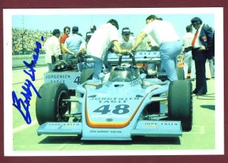 Bobby Unser Motor Sport Hall Of Fame 3x Indy 500 Winner Signed 4x6 Photo C15928