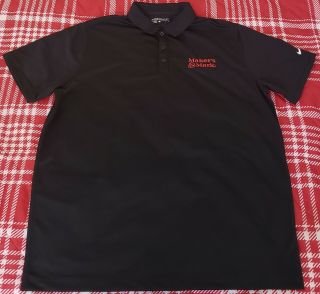 Makers Mark Bourbon Xl Nike Golf Dri - Fit Polo Shirt Without Tags