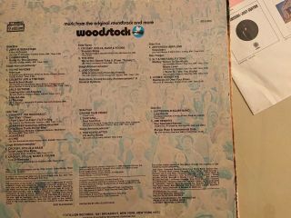 Vintage 1970 Woodstock Triple Set Cotillion Records SD 3 - 500 7