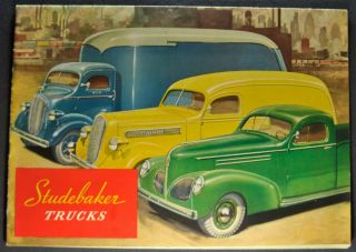 1939 Studebaker Truck Brochure Pickup Coupe Express Panel Coe
