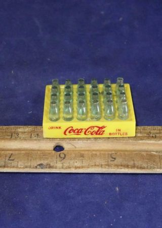 Vintage Mini Plastic Coca Cola Empty Case For Coke Bottles Trucks Etc Buddy L