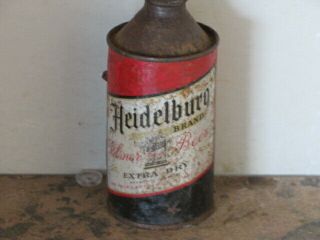 Heidelberg.  Brand Beer.  Difficult.  Cone Top From Flint.  Michigan