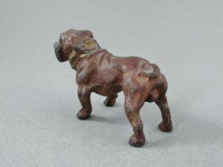 Antique German Cold Painted Metal Bulldog Figurine,  GERMANY 4