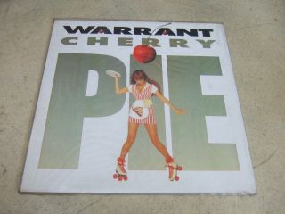 Warrant Cherry Pie 1990 Korea Vinyl Lp 12 " W/insert Cbs Cpl - 1099