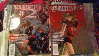 Comic Book Magizines Resident Evil 2 And 3 (rare) Image Comics