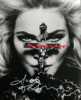 Madonna Signed 8x10 Autographed Rp