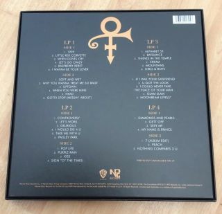 Prince - Prince 4Ever - 4 X LP BOX SET,  6 X A4 Posters - Best Of 2