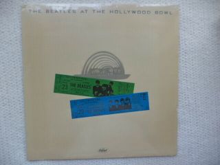 Lp The Beatles At The Hollywood Bowl With Tickets - 1977 Emi Records Ltd.