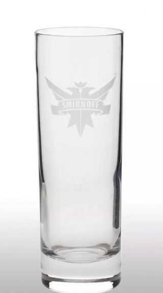 Smirnoff Vodka Glass X 2 With Glass Stirrers 2