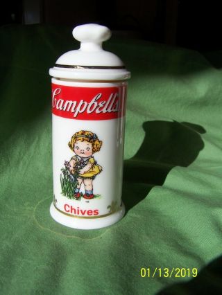 Danbury - Campbell Soup Spice Jar - Chives - - 1995
