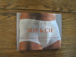 Slip & Cie Rare Little Book Men Underwear Print Ads Warhol.