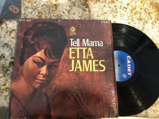 Etta James - Tell Mama - 1968 Us 1st Press Lps - 802 Vg,  In Shrink