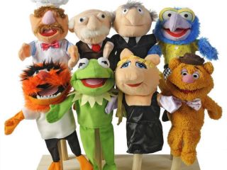 Muppets Complete Set Of 8 Hand Puppets Netherlands Disney Rare
