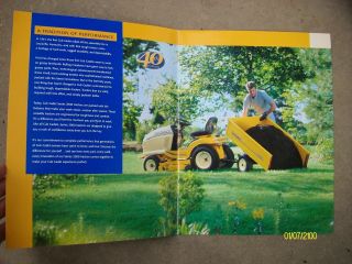 HTF Vintage Series 2000 Cub Cadet Tractors 40th Anniversary Booklet 3