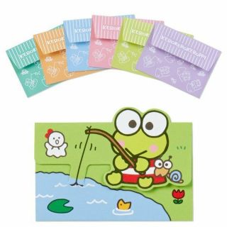 Kero Kero Keroppi Frog Mini Card Set Fishing Sanrio Japan Kawaii Cute F/s