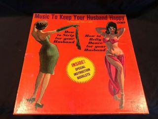 Vintage Lp 33 How To Keep Your Husband Happy Strip Belly Dance Roulette Egypt