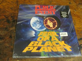 Public Enemy Fear Of A Black Planet Lp Def Jam In Shrink W Hype Vg,  Orig.