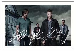 Jensen Ackles,  Sheppard Collins Jared Padalecki Supernatural Signed Photo Print
