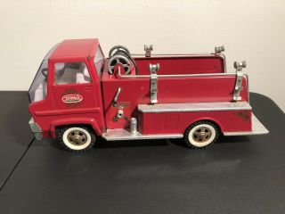Vintage Tonka Gas Turbine Pressed Steel Fire Truck Engine 1960’s Toy