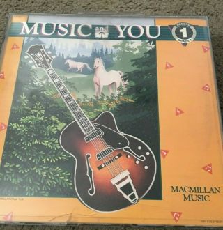 Macmillan Music - Music And You,  Grade 6,  Set Of 13 Records With Carry On Case