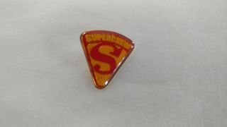 Vintage Mcdonalds Employee Crew Supercrew Superman Pin