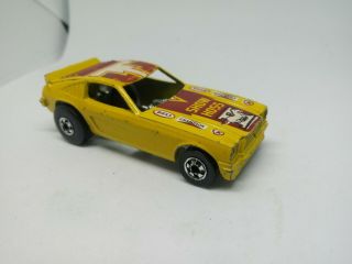 1969 Hot Wheels Mattel Hong Kong Yellow Show Hoss Mustang Ii Funny Car