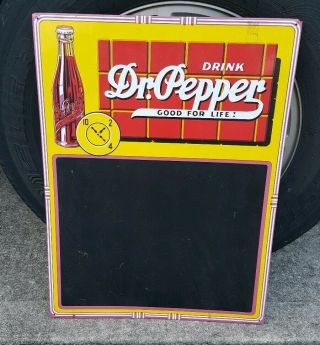 Dr.  Pepper Metal Sign/chalkboard