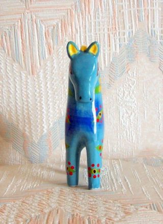 Horse Figurine Laurel Burch FLORAL HORSE Ceramic Figurine Statue 4