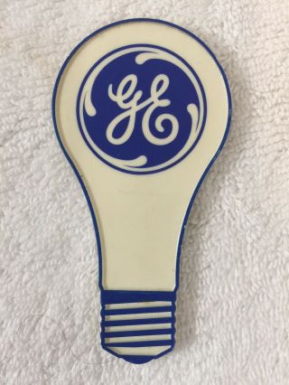 Vintage Ge General Electric Light Bulb Refrigerator Magnet.