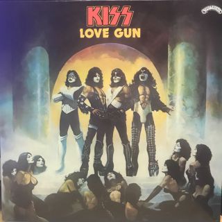KISS,  LOVE GUN,  HOT PINK COLORED VINYL LP,  IMPORT 2