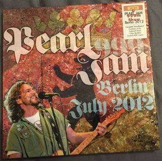 Pearl Jam Live In Berlin 2012 Promo Lp Vinyl Set Vedder Not Poster Shirt