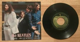 Rare French Sp The Beatles Get Back Dont Let Me Down