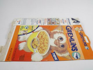 1984 Gremlins Cereal Box Flat Ralston