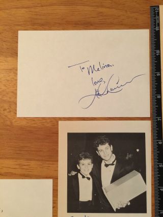 3 KIRK CAMERON HAND SIGNED AUTOGRAPHS - A COLLECTORS MUST HAVE 4