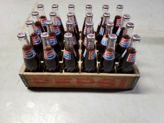 Vintage 10oz Pepsi - Cola Twisted Acl Soda Bottle Full Case Twisted Bottles 77