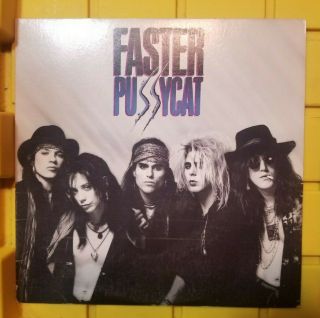 VINTAGE LP VINYL ALBUM FASTER PUSSYCAT ELEKTRA ASYLUM RECORDS 1987 6C2 2