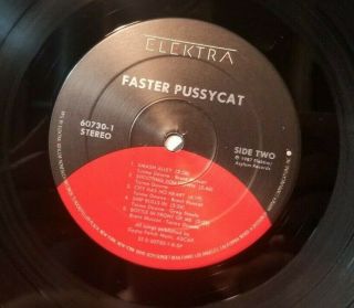 VINTAGE LP VINYL ALBUM FASTER PUSSYCAT ELEKTRA ASYLUM RECORDS 1987 6C2 3