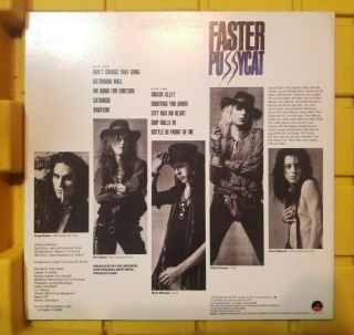 VINTAGE LP VINYL ALBUM FASTER PUSSYCAT ELEKTRA ASYLUM RECORDS 1987 6C2 5