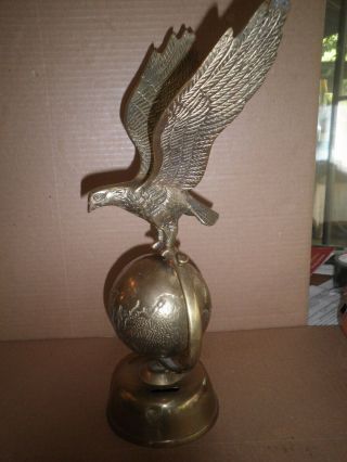 Brass Eagle On Spinning Globe World Trophy Gwd Top10,  $51,  691 Ap,  Wayne Vuolo