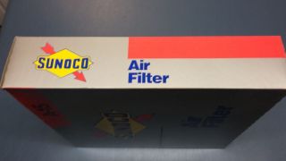 VINTAGE SUNOCO AIR FILTERS STILL IN BOXES AUTOMOBILIA - MAN CAVE DISPLAY 8