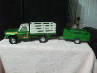 Vintage Nylint Farm Truck With Trailer