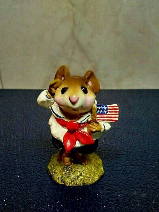 Retired Wee Forest Folk For The 4th Of July (stars & Stripes) M - 168