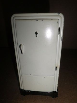 Old White Metal Electrolux Refrigerator Still Bank C.  1940 