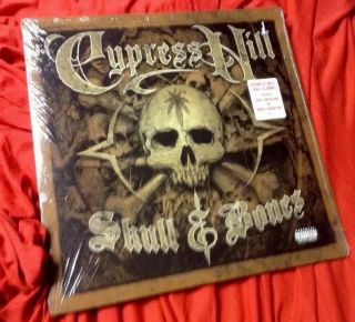Cypress Hill 2 Lp Skull And Bones Factory Hype Sticker Pa 2000 Hip Hop