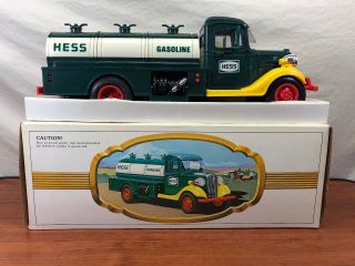 Vintage 1980 Nos The First Hess Truck Toy Gas Tanker In The Box