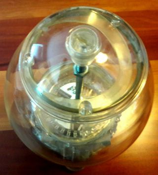 Vintage Carousel VERY RARE CLEAR COUNTER TOP GUM BALL CANDY MACHINE 11 