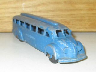 Vintage Tootsie Toy Diecast Greyhound Bus No 1405 Paint