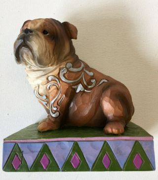 Jim Shore Heartwood Creek Hogan English Bulldog Dog Figurine Ornament 4056955 6